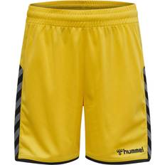 Hummel Authentic Poly Shorts Kids - Yellow/Black