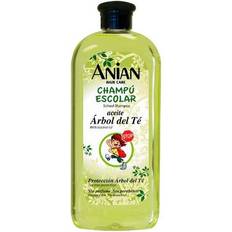 Verde Cuidado del cabello Anian Champú Escolar Aceite Árbol de Té 400ml