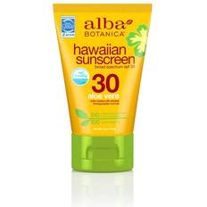 Mineral Oil Free Sun Protection Alba Botanica Hawaiian Sunscreen Aloe Vera SPF30 113g