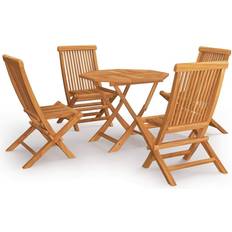 Ensembles repas de patio vidaXL 3059581 Patio Dining Set, 1 Table incl. 4 Chairs