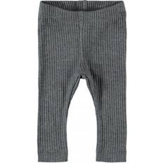 Baby gate Name It Rib Leggings - Grey/Iron Gate (13195930)