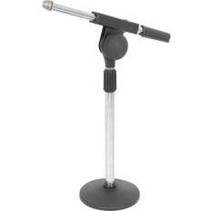 Cromo Accesorios de micrófono QTX CHORD 952.336UK SOPORTE DE SOBREMESA PARA MICRÓFONO CON JIRAFA