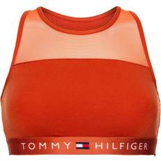 Økologisk materiale BH'er Tommy Hilfiger Mesh Panel Bralette - Orange
