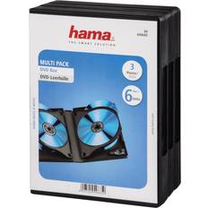 CD & Vinyl Storage Hama 6 Box DVD Jewel Case (3 Pcs)