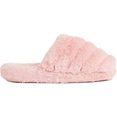 Lopsey Faux Fur Mule - Dusky Pink