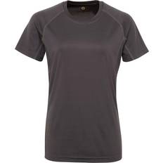 Panelled Tech T-shirt Women - Charcoal