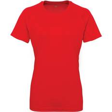 Panelled Tech T-shirt Women - Fire Red