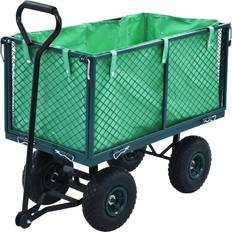 Chariots utilitaires vidaXL Garden Hand Trolley Green 350 Kg