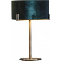 Endon Lighting Crossland Grove Hayton Antique Brass Table Lamp 59cm