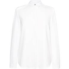 Brook Taverner Capri Crepe De Chine Blouse - White