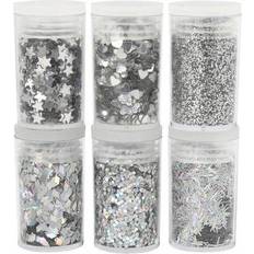 Glitter Mix Silver 6-Pack