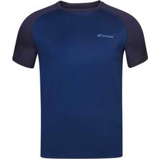 Blå - Herre - Tennis Overdele Babolat Play Crew Neck T-shirt Men - Estate Blue