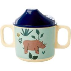 Melamin Auslaufsichere Becher Rice Melamine Baby Cup Jungle Animal Print