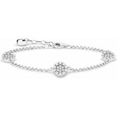 Thomas Sabo Classic Pavé Bracelet - Silver/Transparent
