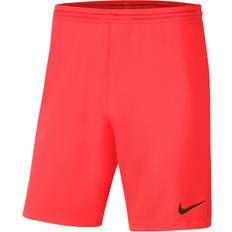 Fotboll - Herr - Orange Shorts NIKE Park III Shorts Men - Bright Crimson/Black