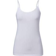 Trofé Trophy Cotton Camisole Narrow Straps 2-pack - White