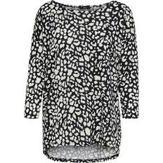 Only Elcos 4/5 Aop Top Jrs - Black/Groen