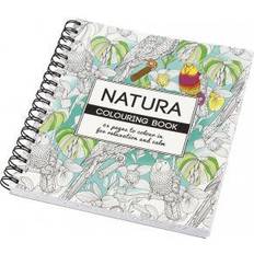 Svarte Akvarellpapir Natura Anti Stress Coloring Book 64 Sheet