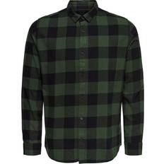 Only & Sons Chemise vert foncé/noir