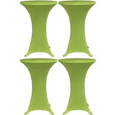 Poliéster Manteles vidaXL 279087 4-pack Mantel Verde