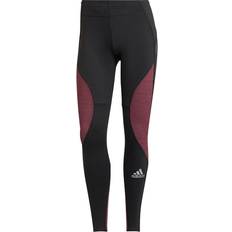 adidas Fast Running Primeblue Leggings Women - Black/Victory Crimson