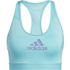 Blau - Tennis Unterwäsche adidas Don't Rest Alphaskin Bra - Mint Ton/White