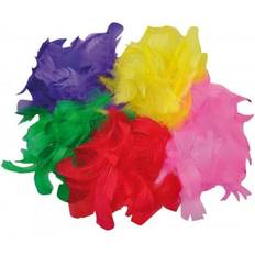 Multicoloured Feathers Feathers Mixed Colors 200pcs