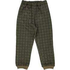 12-18M Thermohosen Wheat Alex Thermo Pants - Olive Check (7580e/8580e-978R-4215)