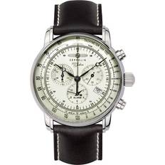 Zeppelin 100 Jahre 8680-3 86803 Montre Homme Blanc