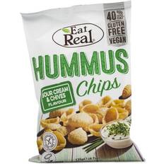 Eat Real Sour Cream & Chive Hummus Chips 135g