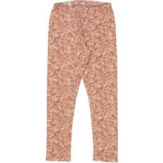 Wheat Jersey Leggings - Rose Snow Flowers (4853e/ 0853e-180-9023)