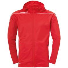 Uhlsport Stream 22 Track Hood Jacket Unisex - Red/White