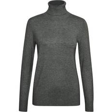 Dame - Grøn - Polotrøjer Sweatere Saint Tropez Mila Knitted Rollneck - G. Iron M.