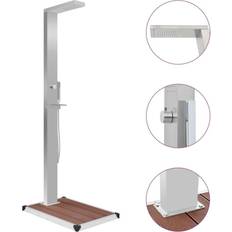 vidaXL WPC (3051289) Silber