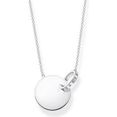 Thomas Sabo Together Coin with Ring Necklace - Silver
