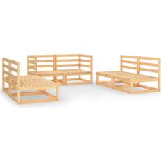 6 Loungeset Utemöbler vidaXL 3075409 Loungeset, Bord inkl. 6 Soffor