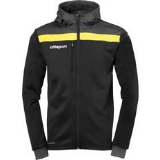 Uhlsport Offense 23 Multi Hood Jacket Men - Black/Anthracite/Lime Yellow