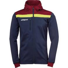 Uhlsport Offense 23 Multi Hood Jacket Men - Navy/Bordeaux/Fluo Yellow