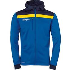 Uhlsport Offense 23 Multi Hood Jacket Men - Azurblue/Navy/Lime Yellow