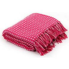 220.0 cm Blankets vidaXL Squares Blankets Pink (250x220cm)