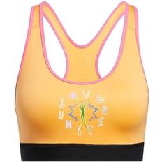 adidas Love Unites Believe This 2.0 Graphic Bra - Hazy Orange