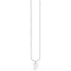 Thomas Sabo Charm Club Letter F Necklace - Silver