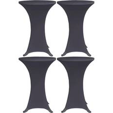 vidaXL 279086 4-pack Dug Grå
