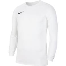 Football - White T-shirts Nike Park VII Long Sleeve Jersey Men - White/Black