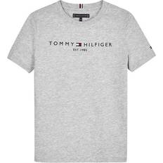 Ragazza Magliette Tommy Hilfiger Essential Organic Cotton Logo T-shirt - Light Grey Heather (KS0KS00210-P01)