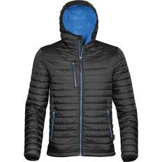 Stormtech Gravity Hooded Thermal Winter Jacket - Black/Marine Blue