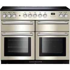 110cm - A Induction Cookers Rangemaster NEXSE110EIIV/C Nexus SE 110cm Electric Induction Black, Beige, Chrome