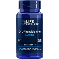 L-Tirosina Suplementos Life Extension D, L Phenylalanine 500mg 100 pcs