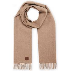 Amanda Christensen Merino Wool Scarf Beige Melange