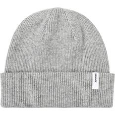 Samsøe Samsøe Luer Samsøe Samsøe Lambswool Beanie - Grey Melange